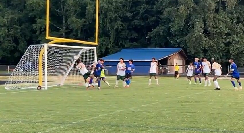 Jordan-Matthews benefits from an Eastern Randolph own goal off a Jets corner kick in a 7-2 win last week.