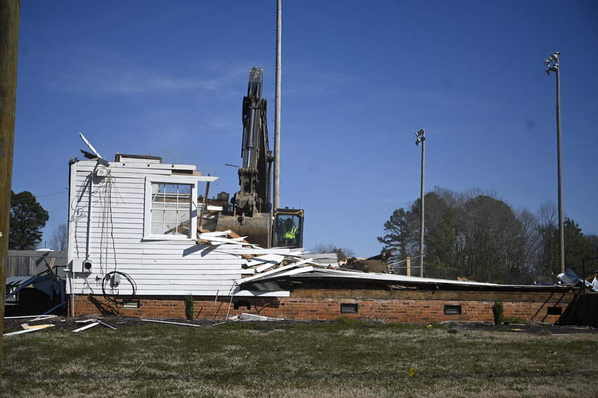 Siler City Parks and Rec decided to demo the Paul Braxton Gym in Siler City, NC on February 17, 2025.