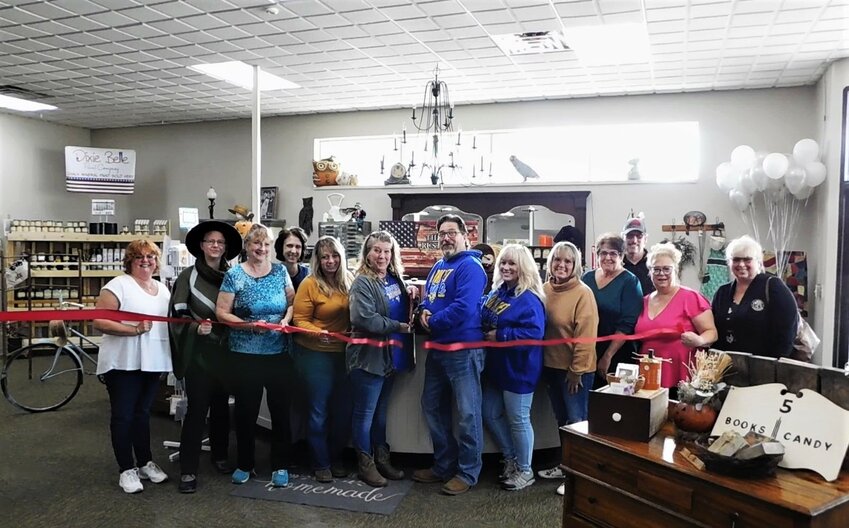 Jeff and Malisa Dinnan were joined by vendors of their new business, The Rustic Owl and members of the Harrison Chamber of Commerce for a ribbon cutting during their grand opening event on Friday, Oct. 6. The Rustic Owl is located in the former Harrison District Library building at 105 E. Main St. in Harrison. Regular business hours are from 11 a.m. to 4 p.m. Sunday, Tuesday-Thursday; and from 11 a.m. to 6 p.m. Friday and Saturday. Closed Monday. Jeff and Malisa Dinnan were joined by vendors of their new business, The Rustic Owl and members of the Harrison Chamber of Commerce for a ribbon cutting during their grand opening event on Friday, Oct. 6. The Rustic Owl is located in the former Harrison District Library building at 105 E. Main St. in Harrison. Regular business hours are from 11 a.m. to 4 p.m. Sunday, Tuesday-Thursday; and from 11 a.m. to 6 p.m. Friday and Saturday. Closed Monday.