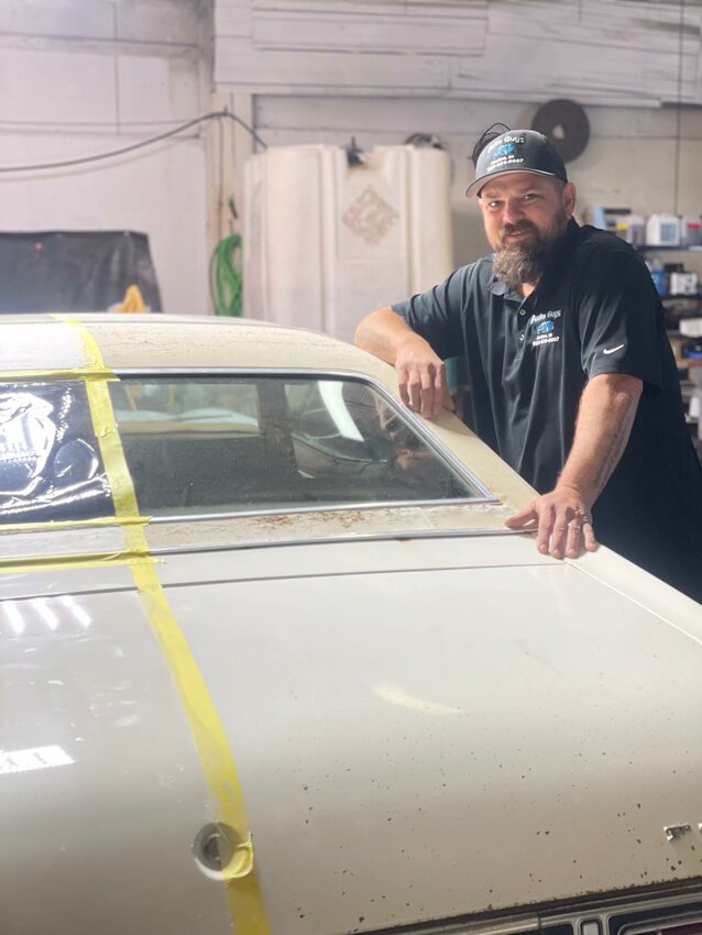 Josh Ward stands in his garage with a car he&rsquo;s currently detailing. He uses the car as an example of what he can do: the ultimate before and after you can expect for your vehicle.