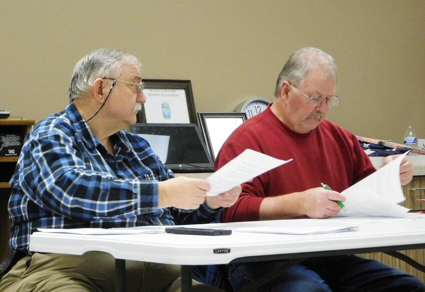 During the first 2024 quarterly Hayes Planning Commission meeting held Jan. 10, Ken Hoyt, Hayes Township Zoning Administrator, cites some zoning ordinance descriptions to be considered among the proposed zoning ordinance amendments.