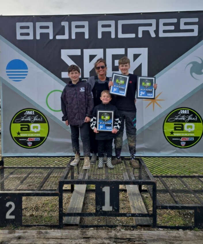 left to right; Jace, Tyler, Jaxson (center) and Myles Henry