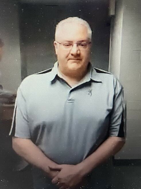 David Coke Jr. is shown in a screenshot from the Ingham County Jail during arraignment in Judge Kristen D. Simmons' courtroom which was broadcast on the judge’s YouTube channel.