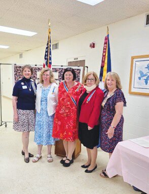 From L to R: Carol Dunn, Kathy Brown, Dawn Brady, Ellen Fuller, and Camille Subject.