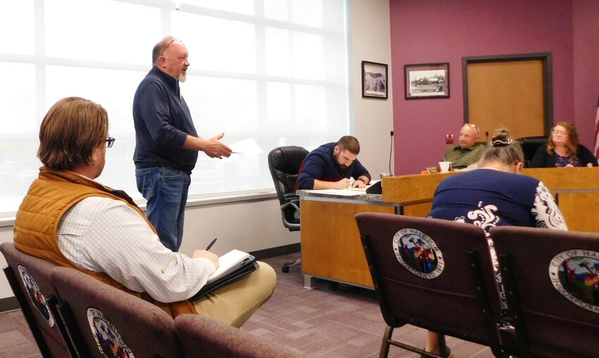 JC Colville describes potentials to be realized by the City of Harrison through development of the HAEDCO property.