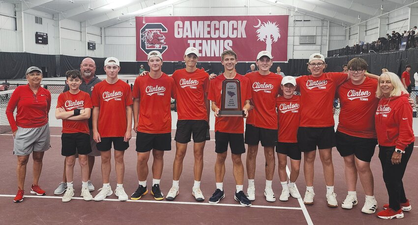 The 2025 A-AA-AAA State Championship Runner-up - Clinton Red Devil boy's tennis
