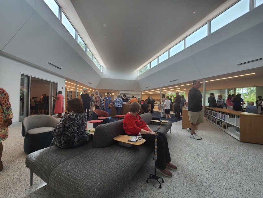 INSIDE THE NEW CLINTON PUBLIC LIBRARY - DEDICATION, APRIL 27, 2025, 3 PM