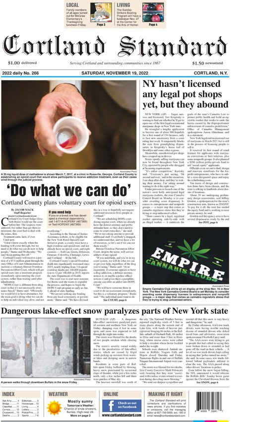 November 19 2022 cortland standard