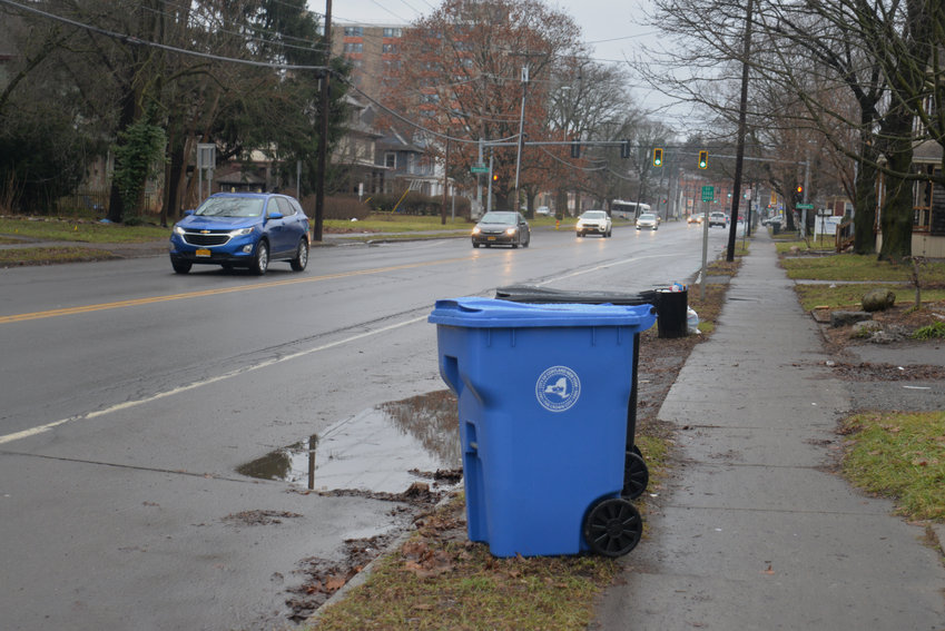 City of Cortland looks to trash blue bag system