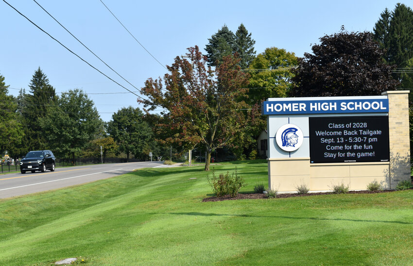 The Homer Board of Trustees will consider a proposed law later this month regulating LED signs in the village as an agreement with the Homer Central School District to allow them expires. At issue is preserving the village's historic nature while accommodating evolving technology.