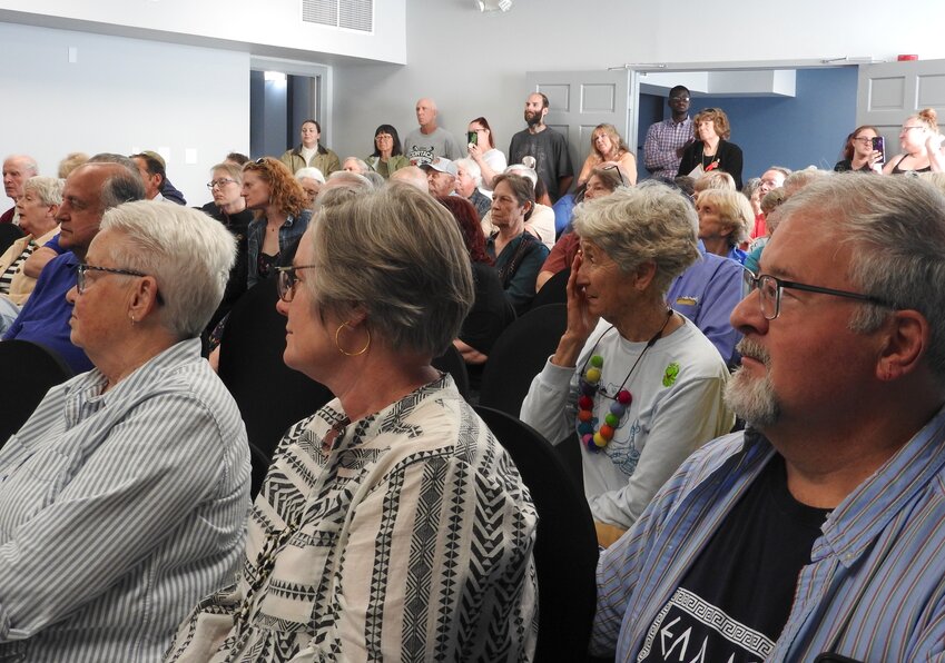 It was standing room only at the May 15 Town Hall at HomeTowne Studios in Cortland as the relaunch of the Cortland Standard was announced, as well as an introduction to the players who made it all happen.