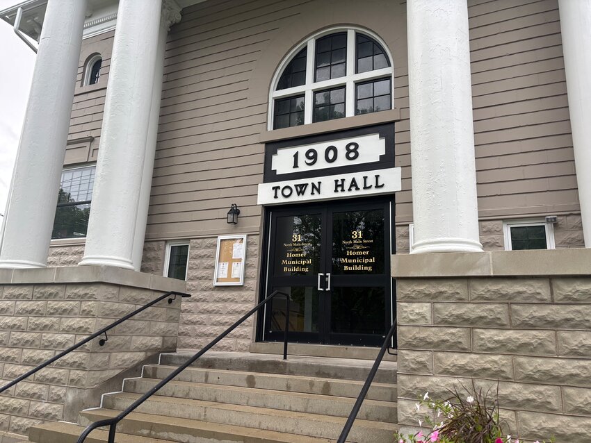 The Town of Homer held a special session Wednesday night to work through concerns about billboards being put up on I-81.
