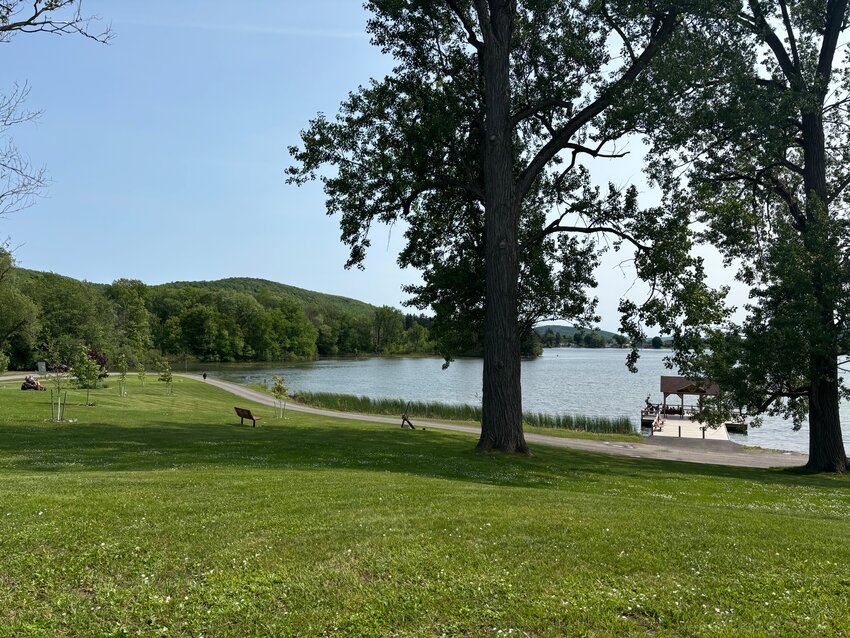 Little York Lake at Dwyer Memorial Park.