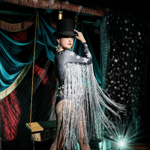 Jo Boring, owner of Go Jo Production, will be tghe ringmaster in an upcoming show of "The Cursed Circus," an adult-only variety show at Cortland Repertory Theatre.