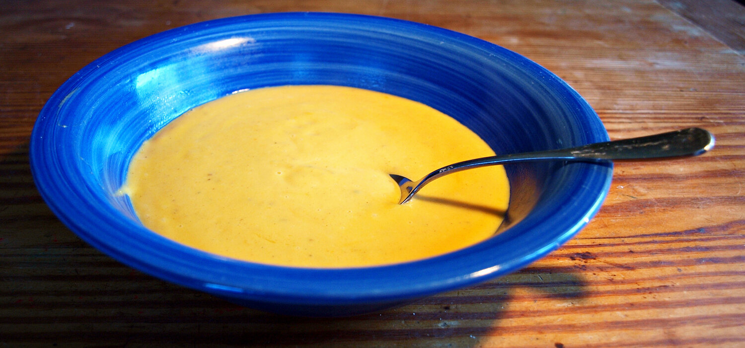 Carrot or pumpkin soup is a great do-ahead dish for Thanksgiving. They freeze well and can be re-heated easily.