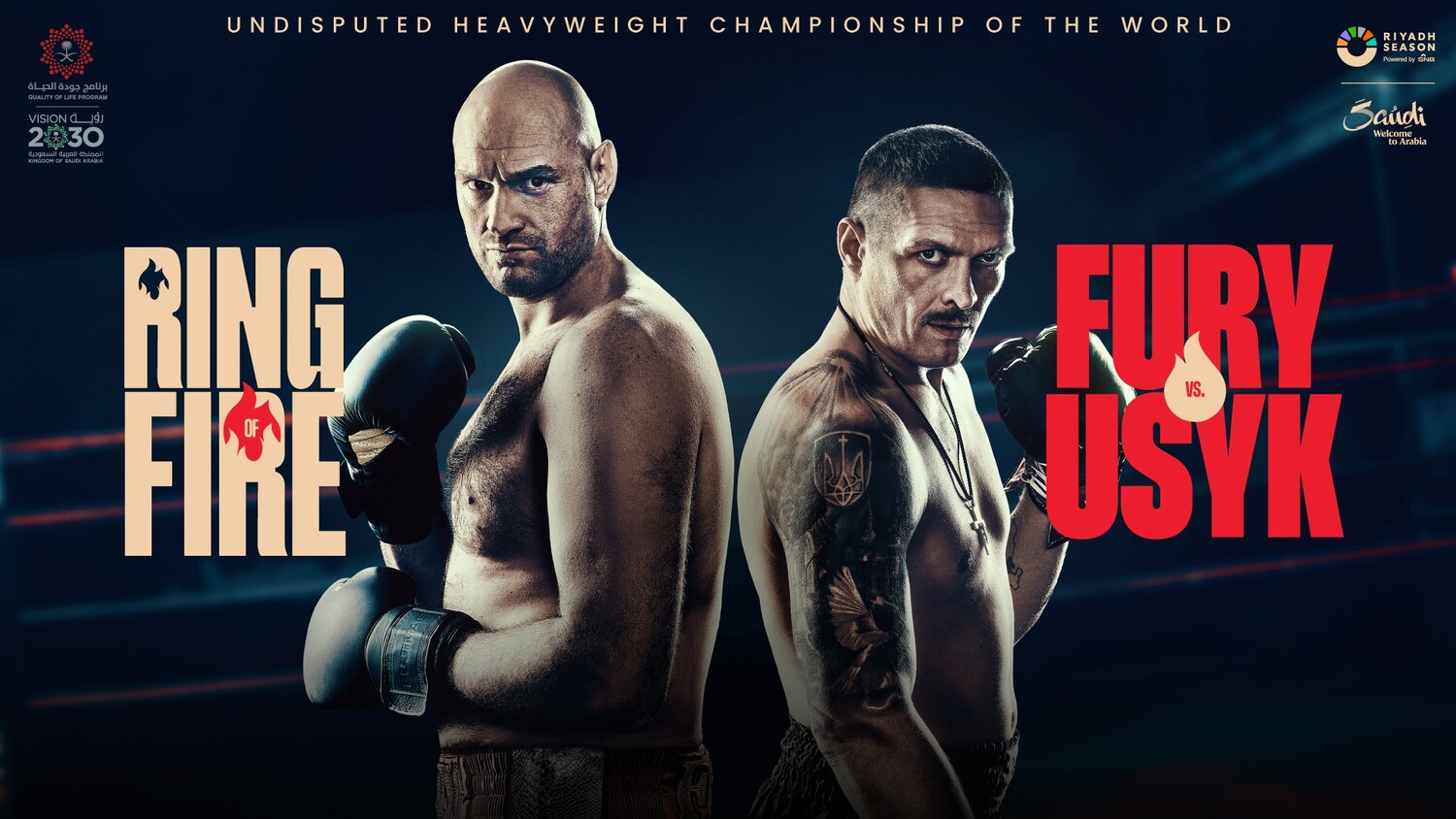 Fury usyk fight perth time