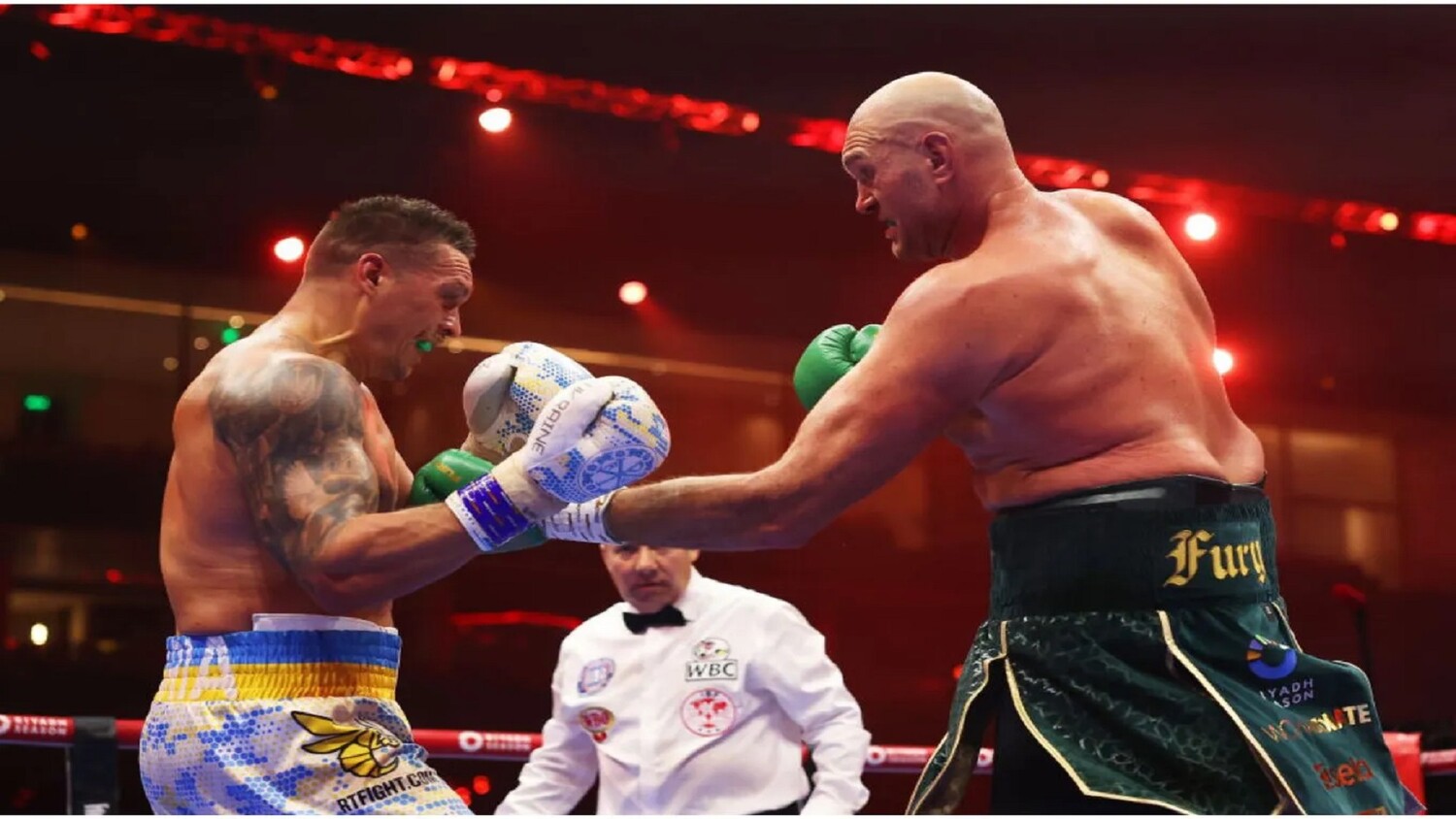 Prix combat usyk fury