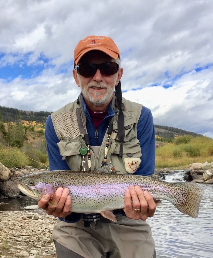 David Hadley enjoys fly fishing, a sport that can be physically demanding.