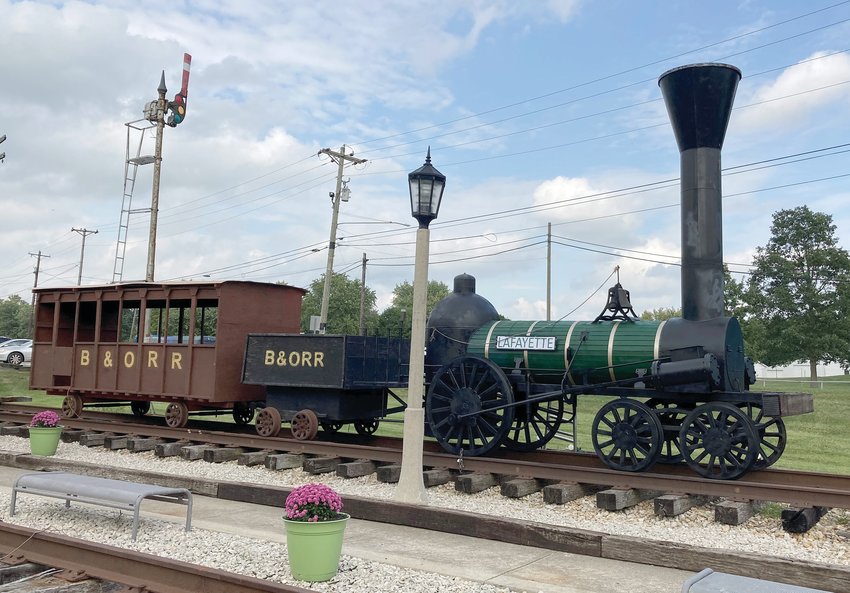 A full-sized replica of the 1837 Norris 4-2-0 Steam Engine will be featured during the first-ever Midwest Railroad Fair from 9 a.m. to 5 p.m. Saturday at the Linden Depot Museum.