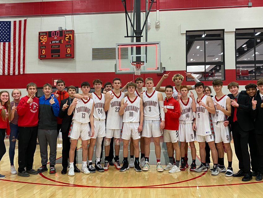 Southmont boys basketball dominated county rival Crawfordsville 58-27 as the Mounties avenged a Sugar Creek Classic Championship loss and were named 2022 County Champions.