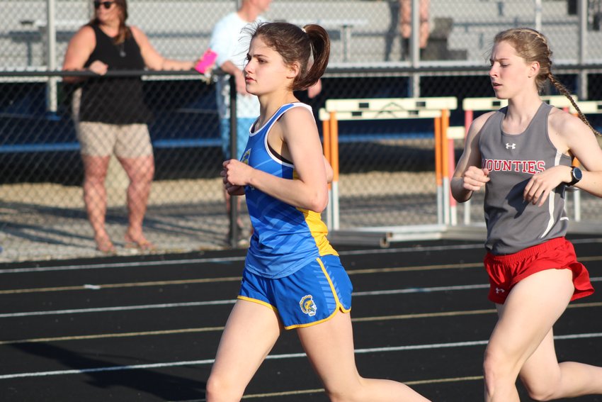 Southmont&rsquo;s Faith Allen and Crawfordsville&rsquo;s Sophia Melevage would place first and second respectively in the 3200 meter run at Monday&rsquo;s county track and field meet.