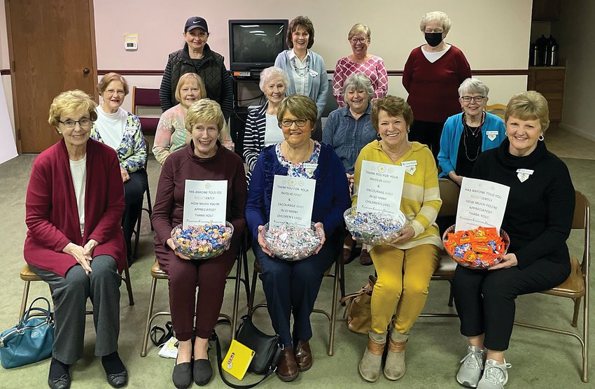 Pictured are members of P.E.O., Chapter BE, holding the remaining bowls of candy that was distributed to all of the Crawfordsville schools last week during Appreciation Week. As a community project, we wanted every employee in education to know that we value the work they do each day. P.E.O. (Philanthropic Educational Organization) is a philanthropic organization where our mission is to support the education of women through scholarships, grants, awards, low-interest loans and stewardship of Cottey College. Interested women can get more information at www.peointernational.org or contact any local member.