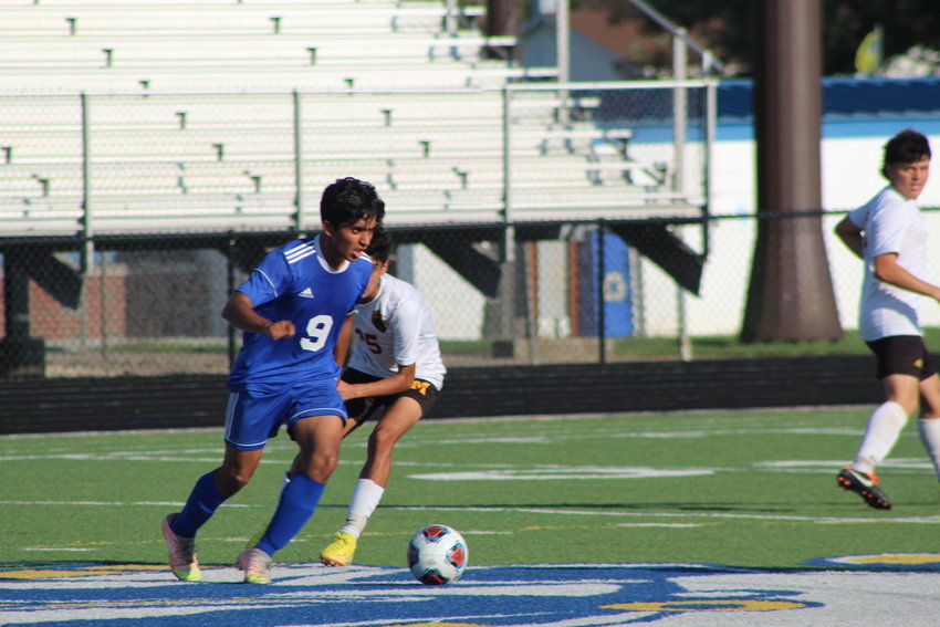 Junior Patrick Corado scored one of the two Athenian goals in the 4-2 loss to McCutcheon on Monday.