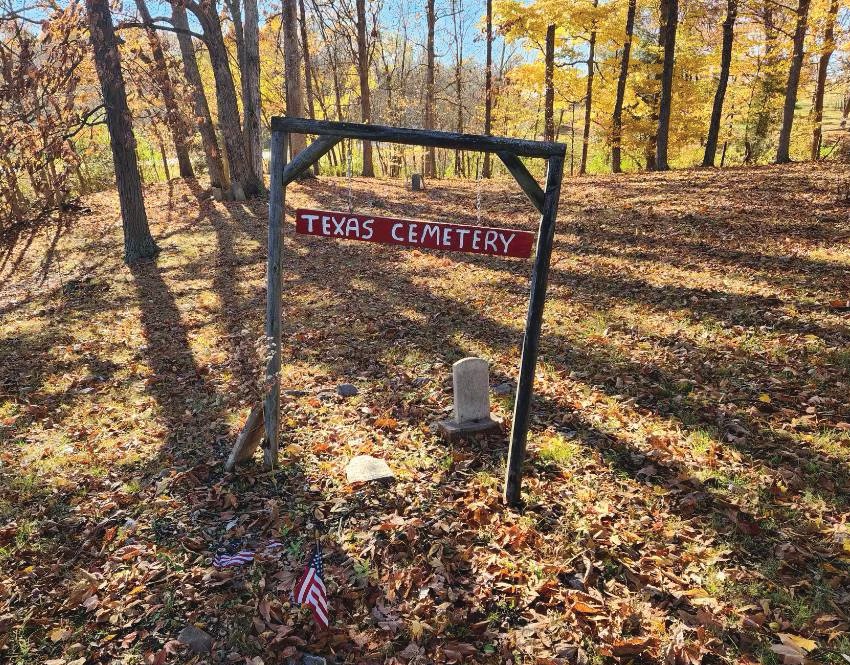 Texas Cemetery is located north of Deers Mill.