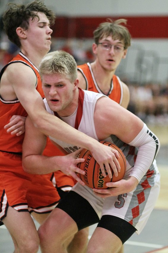 Carson Chadd was a man on a mission for Southmont in their 43-31 win over county rival North Montgomery. The senior led the Mounties with 16 points and grabbed 18 rebounds to lead his team to their second win of the season.