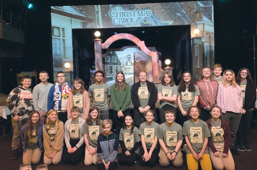 Members of the Parke Heritage Middle School drama club attended the play, &ldquo;A Christmas Carol,&rdquo; at Beef and Boards Dinner Theater recently. The group was able to eat lunch and then watch the performance. The field trip was a way for the drama members to experience a professional drama production. Those attending were front row, Isabella Bundy, Laney Crowder, Ella Lacy, Carson Davis, Gavin Godfrey, Rheese Benjamin, Bryleigh Lamb, Matthew Fox, Mackenzie Gillogly and Marlee Jeffers; middle row, Jaden Marietta, Max Swaim, Lucas Hutchens, Haley Holtsclaw, Cian Todd, Ashlyn Gillogly, Alexis McAmis, Maddison Fisher, Samantha Mikus, Abigail Julbert and Kali Burgess; and back row, Stephen Jessee and Mia Bowles.