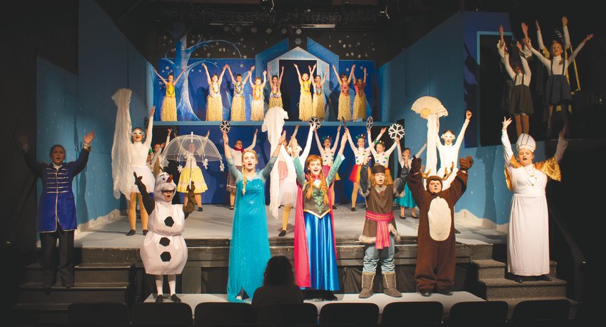 More than 30 local youth make up the cast and crew of Disney&rsquo;s Frozen Jr., which is now on stage at the Vanity Theater.