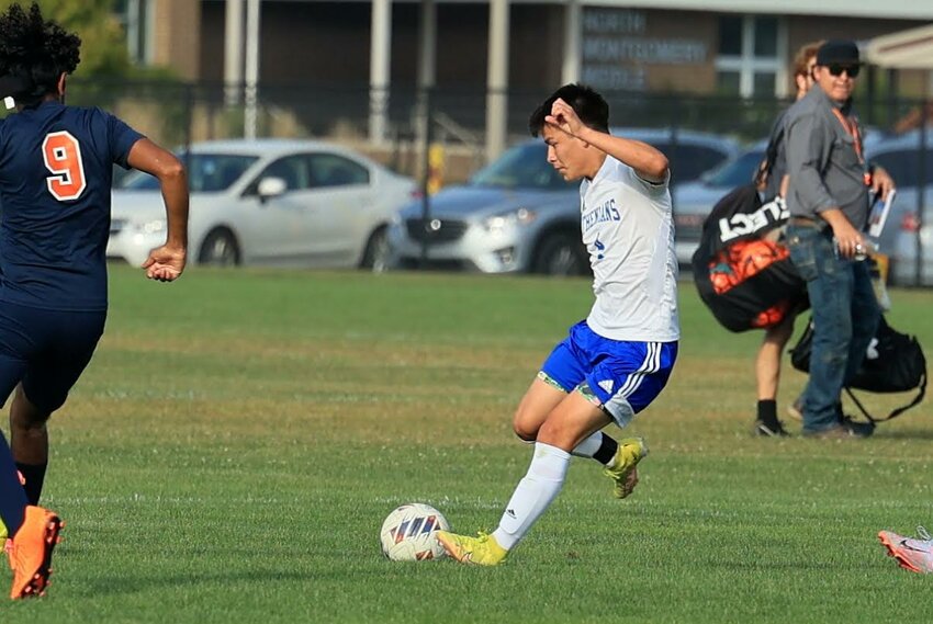 Jaziel Gil-Herrera had a hat trick for the Athenians in their 7-2 win over county rival North Montgomery in the opening round of sectional play.