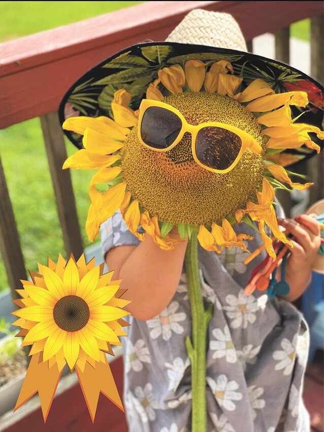 Oakley Benge won the most creative award in the Me and My Sunflower category.