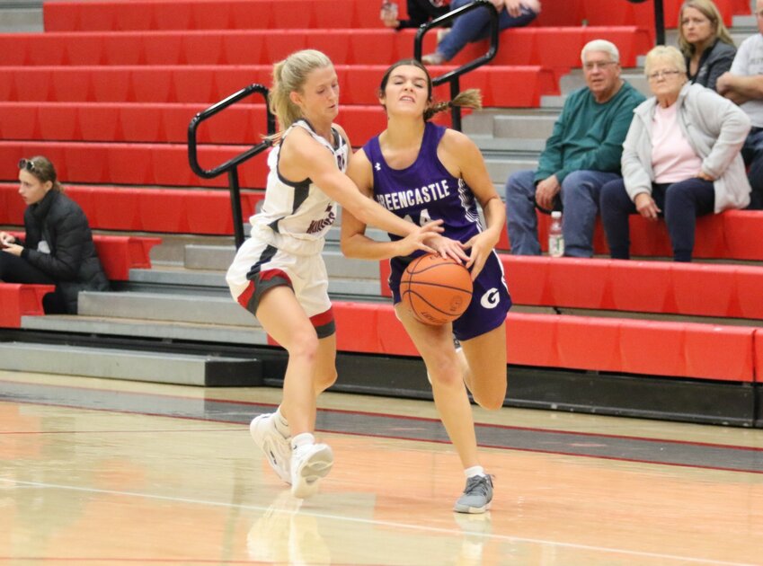 Southmont senior DeLorean Mason had a career night in her season debut with a career high 30 points while also having a school record 15 steals in South's 59-37 win over Greencastle.