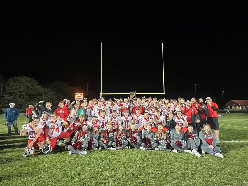 Southmont football can call themselves champions as the Mounties took down No 1 ranked Linton Stockton 36-34 in an overtime classic to secure the schools first sectional title.