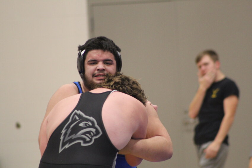 Sophomore Isaiah McNorton had the match of the night for CHS wrestling with a triple overtime win at 215 pounds. Cville defeated Parke Heritage 54-24 to move to 2-0 on the season.