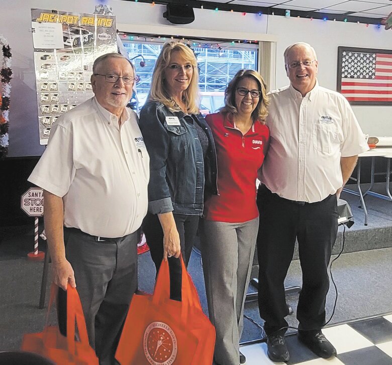 State Representative Michelle Davis of Whiteland (third from left) presented Hardworking Hoosier awards to David Bozell of Columbus, Sherrie Tucker of Speedway and Mark Eutsler of Linden, members of the Indiana Racing Memorial Association Executive Team during IRMA&rsquo;s 10th Anniversary Celebration at the American Legion Post 500 in Speedway. She cited the three and Bob Gates of Greenwood, also an Executive Team Member, for IRMA&rsquo;s achievement and said, &ldquo;Your dedication and work ethic serve as a model for all Hoosiers.&rdquo; IRMA&rsquo;s historic marker legacy program has placed 49 markers throughout Indiana to celebrate Indiana&rsquo;s racing heritage. Its national program, the American Racing Memorial Association, has placed two markers in California, two in Illinois, and one in Texas. Nearly 20,000 people have attended IRMA/ARMA events and $150,000 has been raised from local communities where the markers are installed. In May, IRMA&rsquo;s Facebook page reached 26,000 likes, had 800,000 engagements, and was visited 1.5 million times. IRMA&rsquo;s third marker honors 1919 Indy 500 Winner and Crawfordsville native Howdy Wilcox. It is in downtown Crawfordsville on the east side of Green Street in front of the parking lot just north of Marie Canine Plaza.