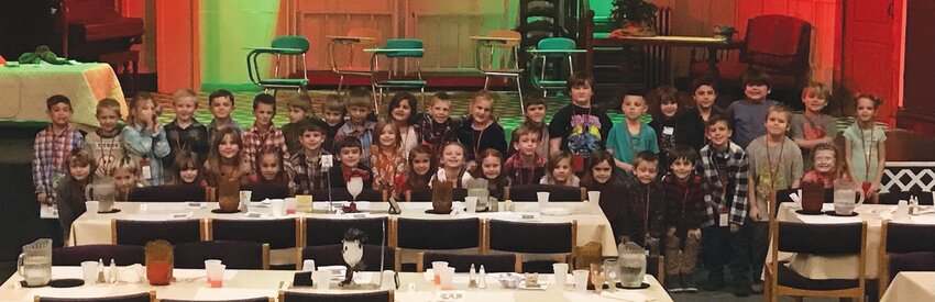 The Turkey Run Elementary School first grade classes traveled to Hillsboro to watch &ldquo;Junie B. Jones in Jingle Bells, Batman Smells!&rdquo; at the Myers Dinner Theatre on Dec. 15. The group enjoyed lunch and the drama performance of this tale based on the June B. Jones series by Barbara Park.