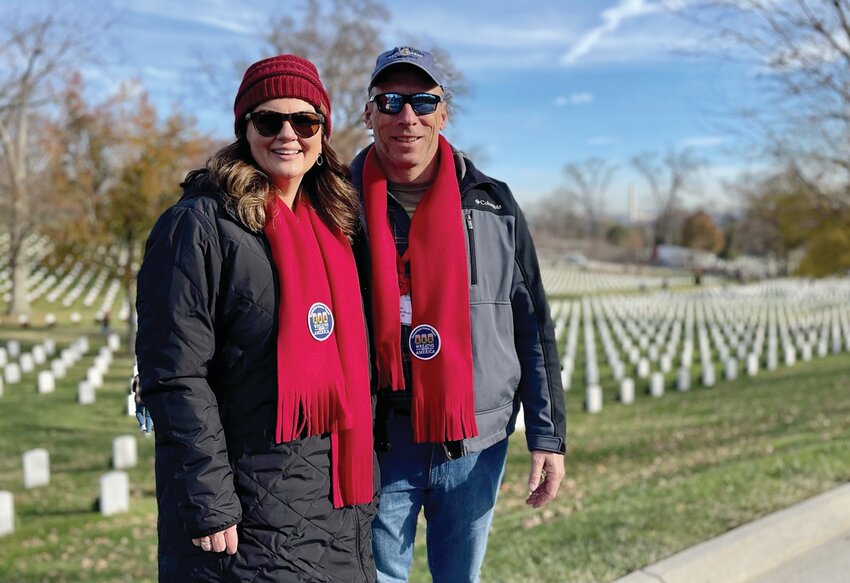 David and Karin Hunt, owner of Hunt &amp; Son Funeral Home, participated in Wreaths Across America at Arlington National Cemetery on Dec. 16. Thousands of volunteers placed wreaths on the graves of deceased service members in Arlington and National Cemeteries nationwide. David was honored to be able to place a wreath on the grave of Indiana  native, Astronaut Virgil &ldquo;Gus&ldquo; Grissom.