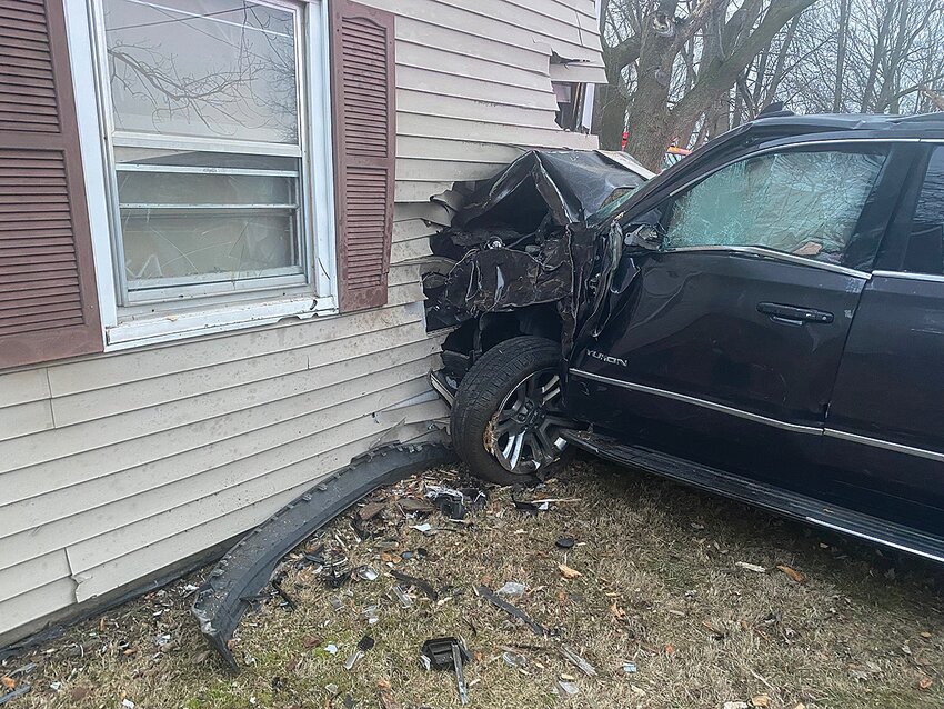 A Greencastle woman was arrested following a crash Wednesday morning in the 11000 block of South U.S. 231.
