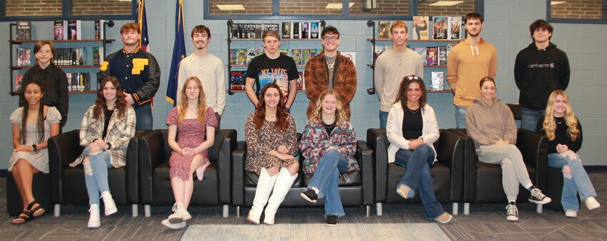 Members of the Fountain Central High School Winter Homecoming Court are, from left, freshmen Kalina Wesley and Jerimiah Morris;.juniors KayLee Spragg and Dallas Hoagland; seniors Mary Rice and Connor Robinson, Kacey Kirkpatrick and Waylon Frazee, Kendall Eberly and Lincoln Hoffa, Ava Ginter and Brayden Prickett and Zoe Foxworthy and Isaac Gayler; and sophomores Morgan Lewis and Noah Dodson. The JV game begins at 6 p.m. and the varsity follows at 7:30 p.m. Friday. Royalty will be crowned between the games.