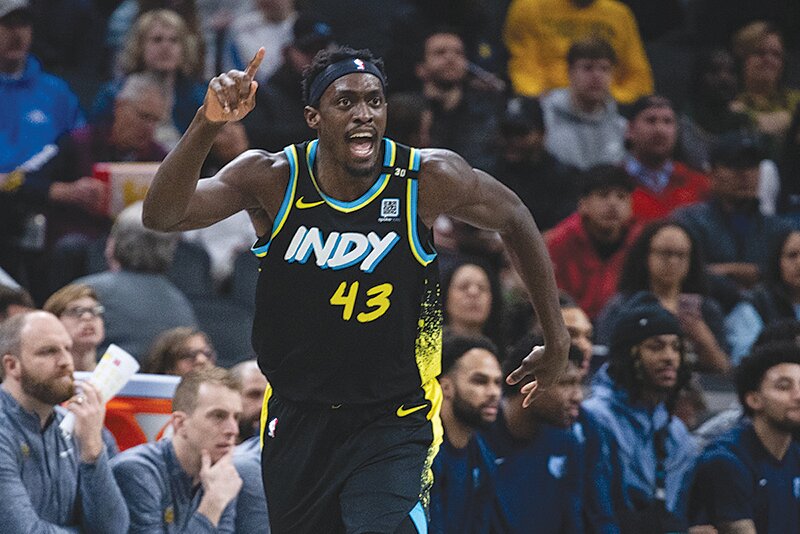 In his 6 games with the Pacers, Pascal Siakam is averaging 21.3 points per game, 7.7 rebounds and 5.7 assists.