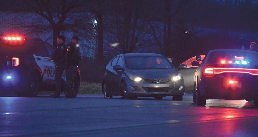 A high-speed traffic pursuit that originated in Tippecanoe County ended Tuesday in Crawfordsville on U.S. 231 just south of Purple Heart Parkway. An unidentified man was taken into custody. No other information has been made available.