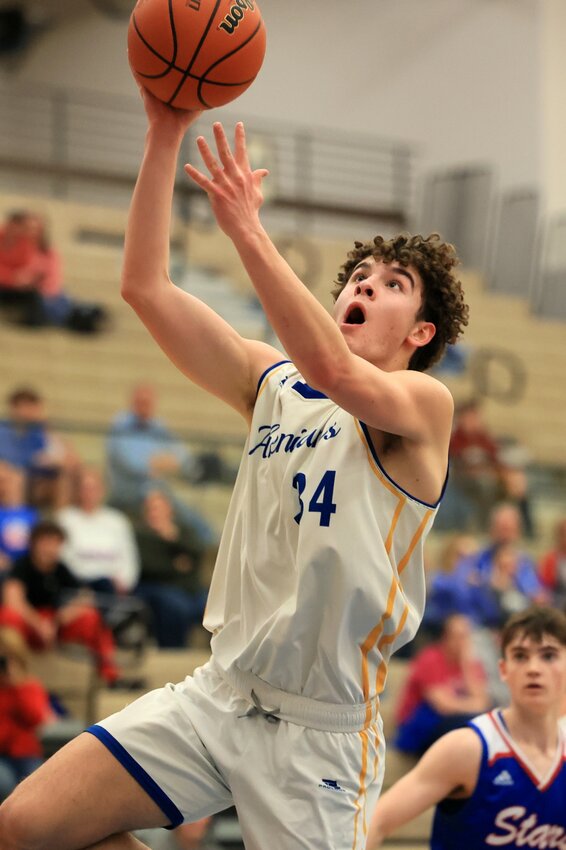 Junior big man Alec Saidian led CHS with 16 points in their 52-45 Sagamore Conference win over Western Boone.