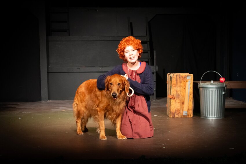 Haleigh King portrays Annie in the Sugar Creek Players&rsquo; production of Annie Jr. which opens Thursday at the Vanity Theater.
