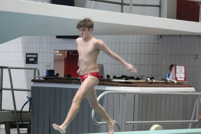 Fountain Central Freshman William Armstrong concluded his record breaking freshman season with a 12th place finish at the IHSAA Diving State Finals on Saturday.