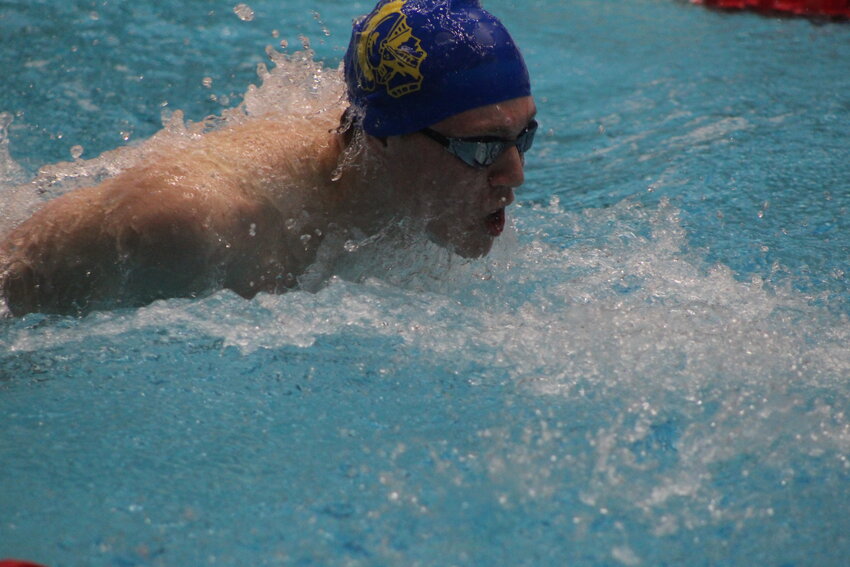 Crawfordsville's Whitman Horton concluded his historic swimming career for CHS on Saturday with an 11th place finish in the 200 IM and a 9th place finish in the 100 backstroke