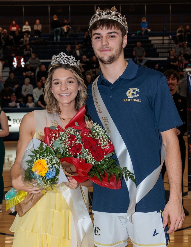 Zoe Foxworthy-DeJournett and  Isaac Gayler were crowned queen and king at the recent Winter Homecoming at Fountain Central High School.