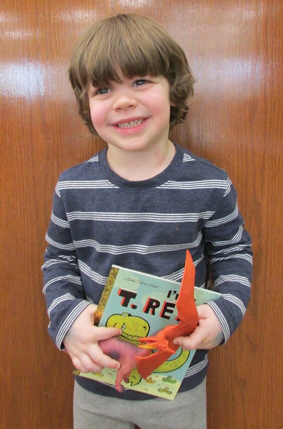 Nolan Benecke, 3, has completed the Crawfordsville District Public Library program 1,000 Books Before Kindergarten for the third time. He is the son of Matthew and Jillian Benecke. Together they have read 3,000 books. Mom said, &quot;Nolan loves going to the library for all the fun activities and programs they do! &quot;