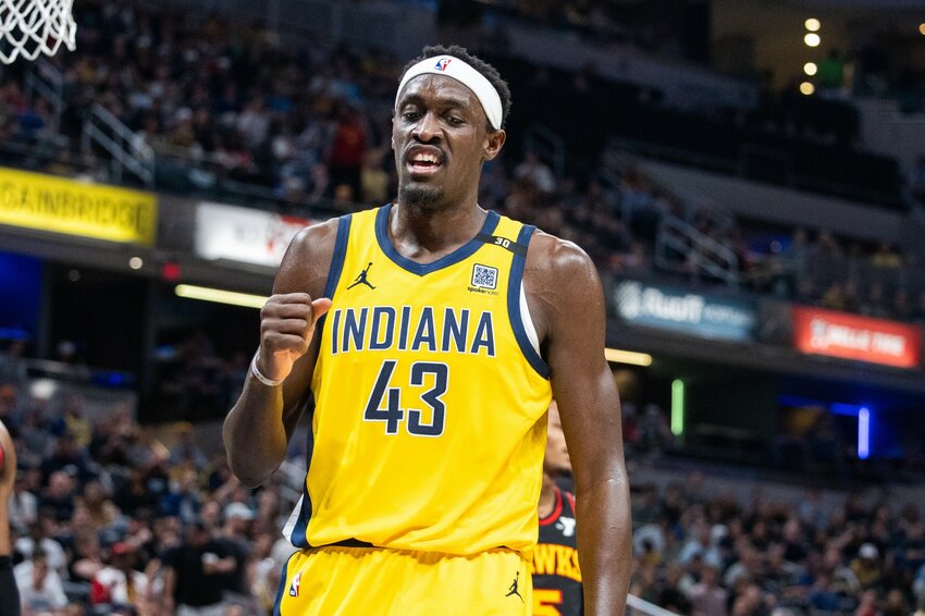 Pacers forward Pascal Siakam has carried the offense load for the team in the first two games scoring 36 points in game one and 37 in game two.